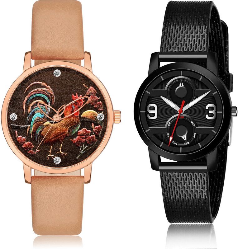 Analog Watch - For Girls Classical Exclusive 2 Watch Combo For Women And Girls - GM367-(28-L-10)