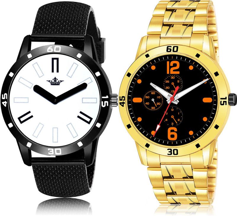 Analog Watch - For Men Latest Chronograph 2 Watch Combo For Boys And Men - BL46.57-(70-S-21)