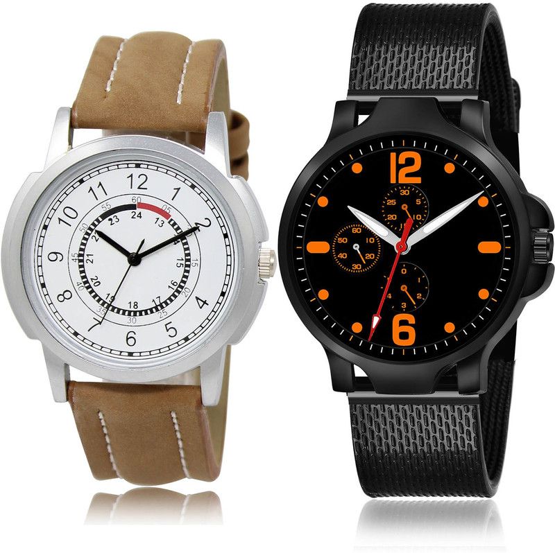 Analog Watch - For Men Treading Chronograph 2 Watch Combo For Boys And Men - BL46.17-(70-S-10)