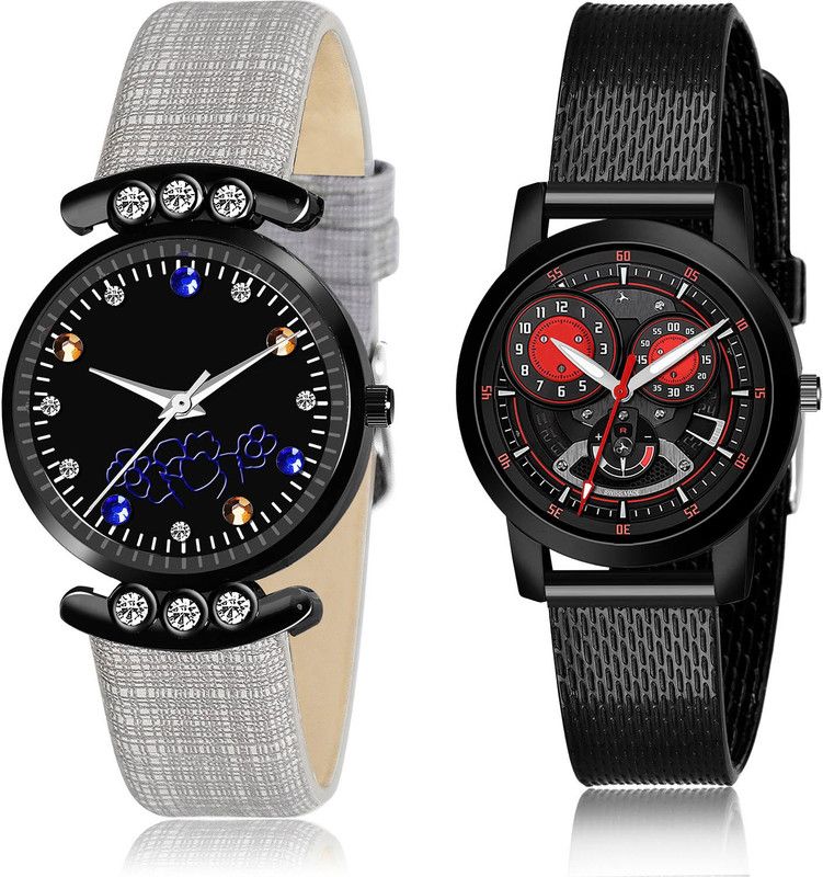 Analog Watch - For Girls Contemporary Formal 2 Watch Combo For Women And Girls - GW1-(37-L-10)