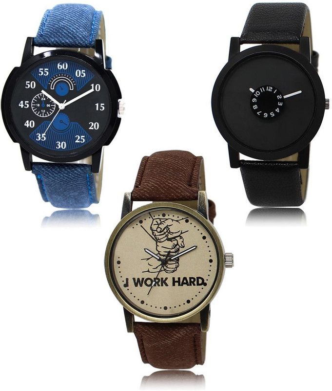 New latest Designer Combo of 3 Analog Watch - For Men LR-02-25-29