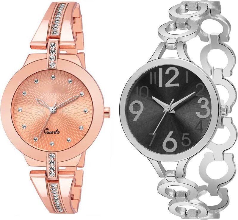 Analog Watch - For Girls New Diamond Studded Part-Wedding Adition BB-07776