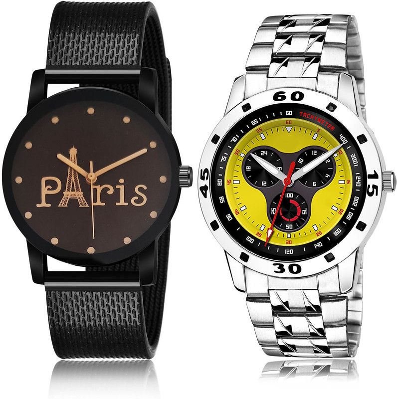 Analog Watch - For Men Latest Gift 2 Watch Combo For Boys And Men - BRM12-(27-S-19)