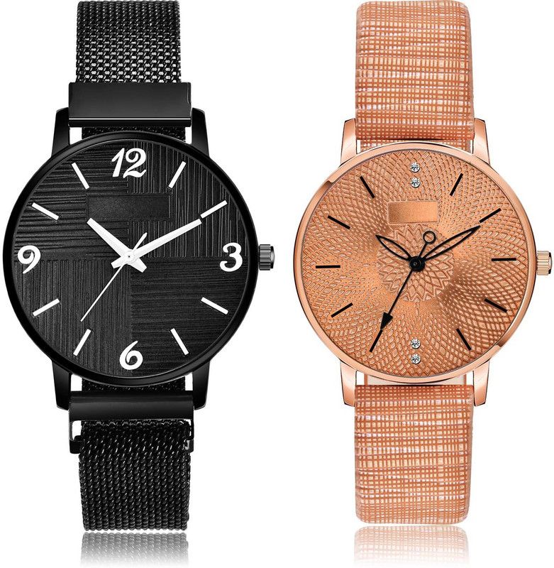 combo watch Analog Watch - For Girls New Exclusive Magnet Chain 2 Watch Combo For Girls And Women - GM225-GM315