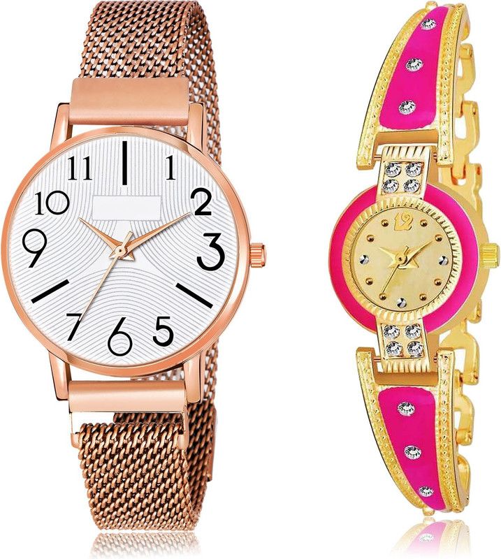 Analog Watch - For Women Modern Fancy 2 Watch Combo For Women And Girls - GW60-G446