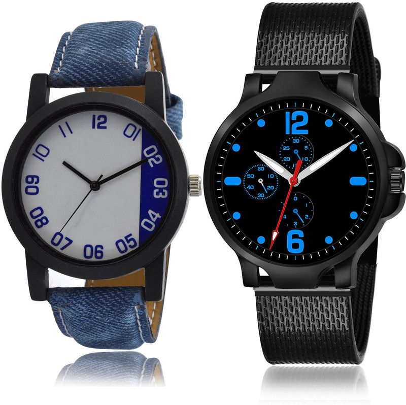 Analog Watch - For Men Contemporary Exclusive 2 Watch Combo For Boys And Men - B40-(68-S-10)