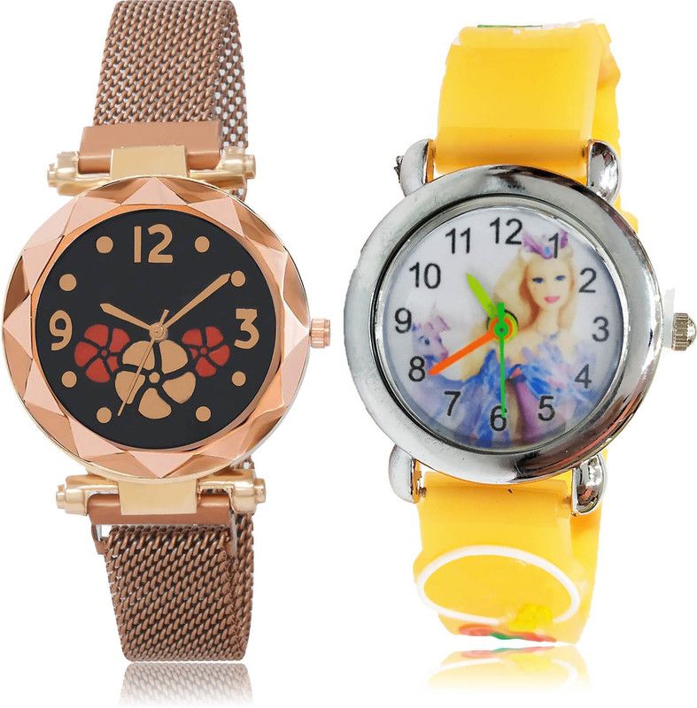 Analog Watch - For Girls Modish High Quality 2 Watch Combo For Women And Girls - G653-GC49