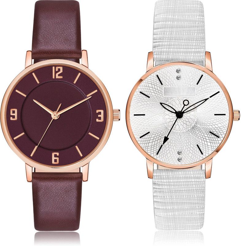 Analog Watch - For Women Latest Fancy 2 Watch Combo For Women And Girls - GM394-GM313