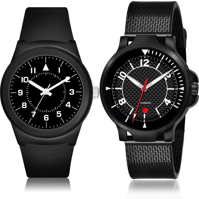 Analog Watch - For Boys Contemporary Italian Designer 2 Watch Combo For Boys And Men - BM118-(66-S-10)