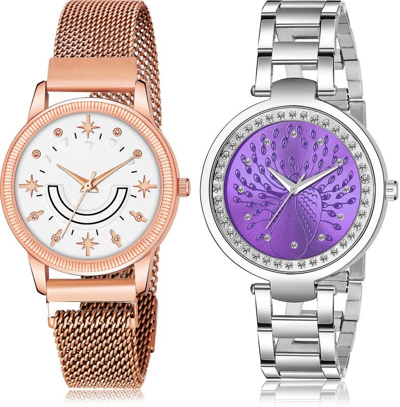 Analog Watch - For Women New Wrist 2 Watch Combo For Women And Girls - GW70-GM209
