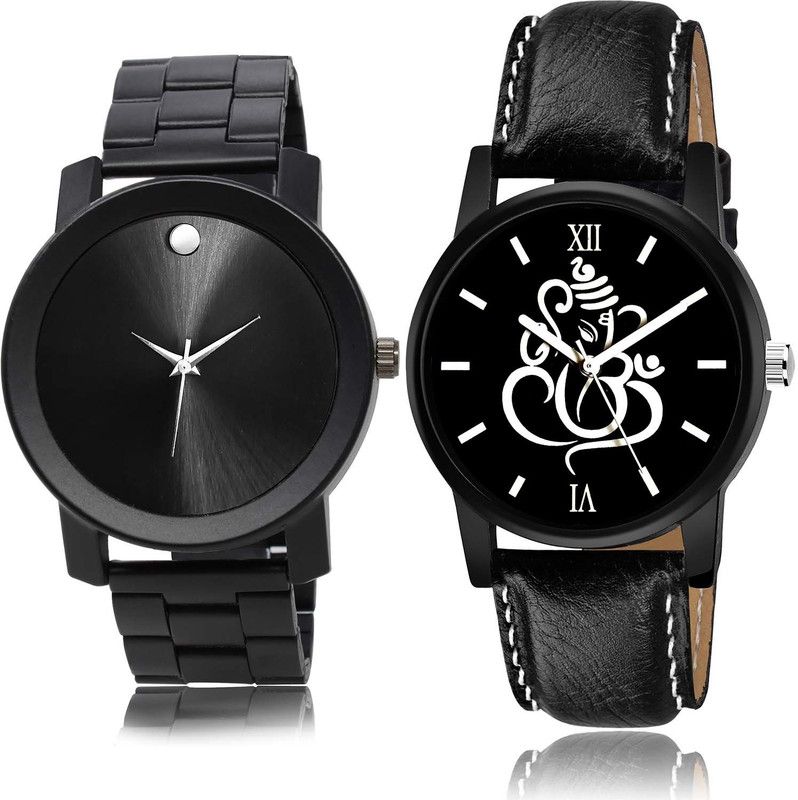 combo watch Analog Watch - For Men & Women New Love Chain Watch And Ganpati Watch - B777-B27 (Combo Of 2 )