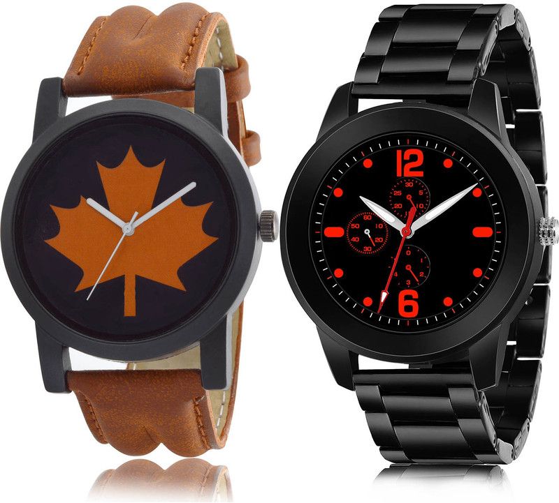 Analog Watch - For Men Treading Present 2 Watch Combo For Boys And Men - B34-(69-S-20)