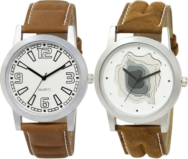 combo watch Analog Watch - For Girls Best Collection Analogue Brown Color Boys And Men Watch - BL46.15-BL46.9 (Combo Of 2 )