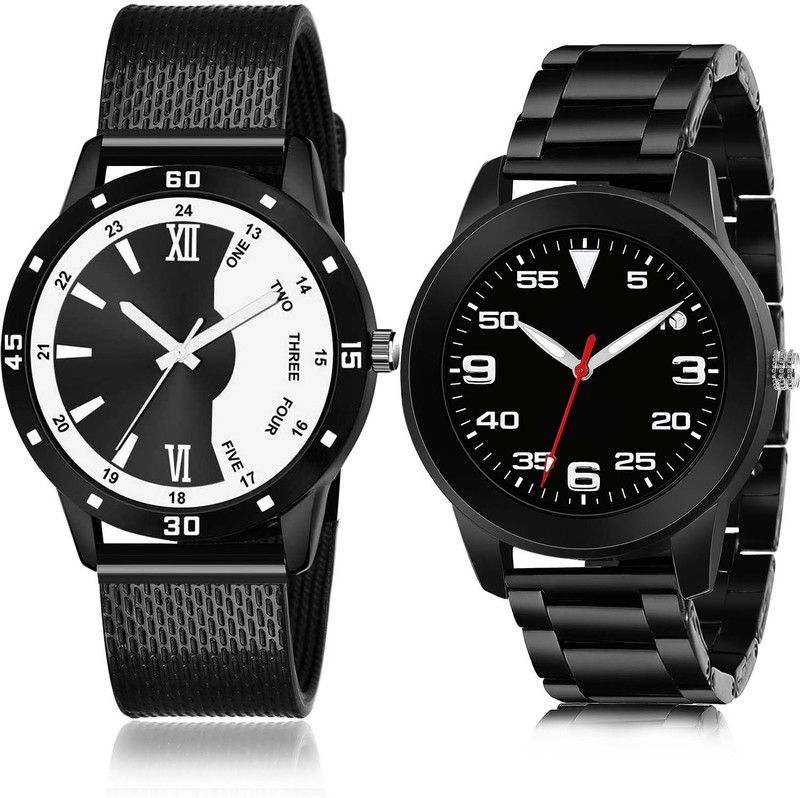 Analog Watch - For Men Contemporary Stylish 2 Watch Combo For Boys And Men - BRM41-(75-S-20)