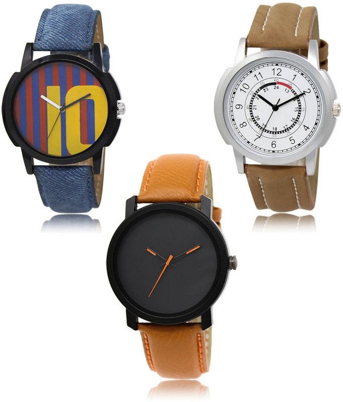 New latest Designer Combo of 3 Analog Watch - For Men -10-17-20