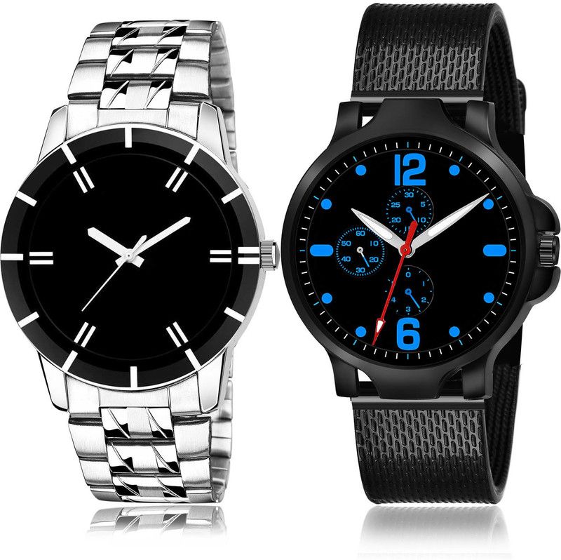 Analog Watch - For Men Treading Wrist 2 Watch Combo For Boys And Men - BCPL1-(68-S-10)