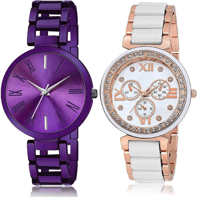 Analog Watch - For Women Modern Chronograph 2 Watch Combo For Women And Girls - G655-G210