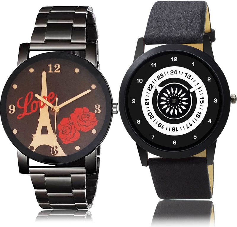 Analog Watch - For Men Brand New Unique 2 Watch Combo For Boys And Men - BCPL11-B386