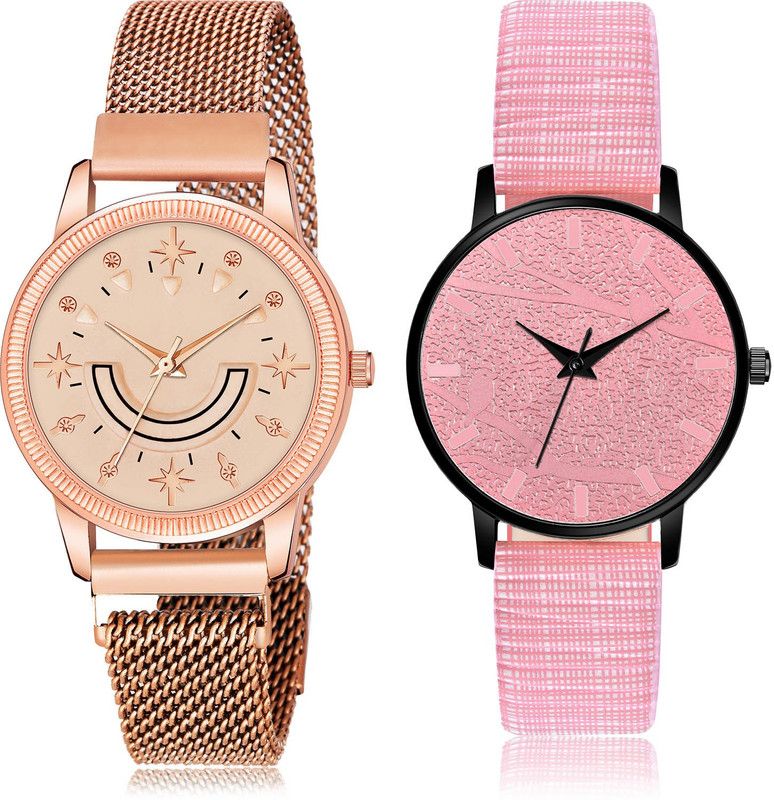 Analog Watch - For Women New Tread 2 Watch Combo For Women And Girls - GW68-GM328