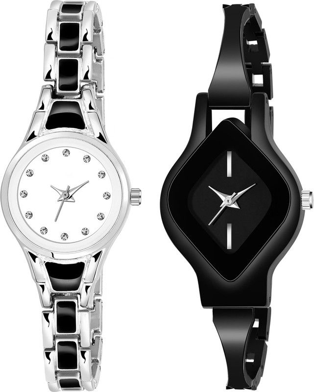 Analog Watch - For Girls Combo Pack 2 Best Artist Designer Party-Wedding Bangle Analog Watch For Girls SK137