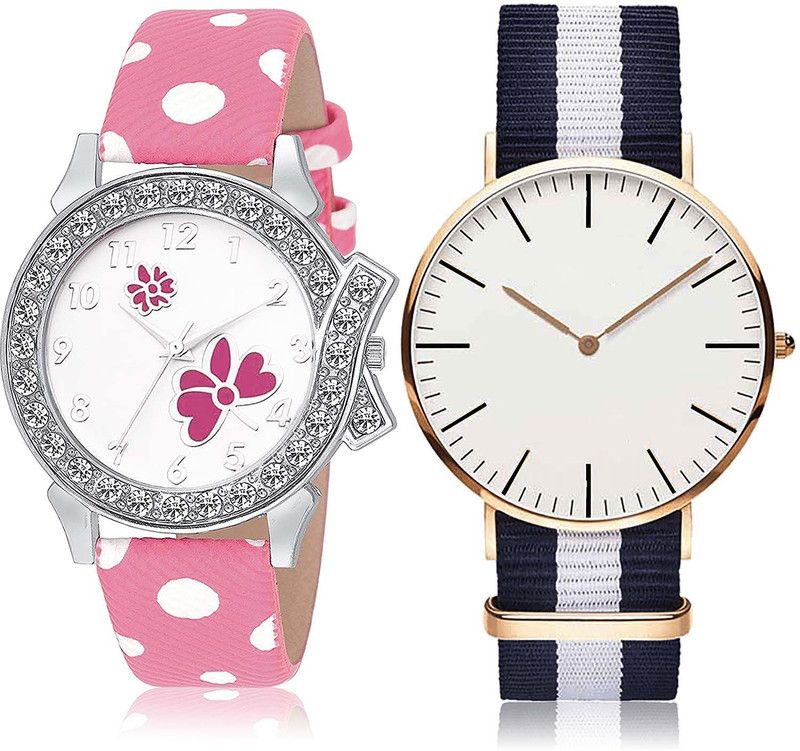 combo watch Analog Watch - For Girls Best Formal Flower Combo Watch For Girls And Women - G486-GC18