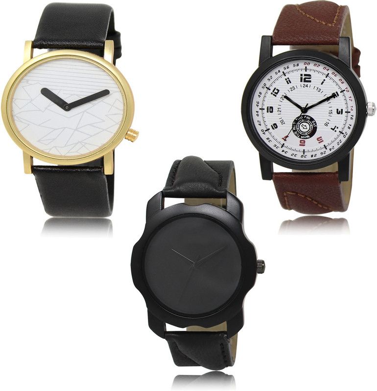 New latest Designer Combo of 3 Analog Watch - For Men LR37-LR11-LR22