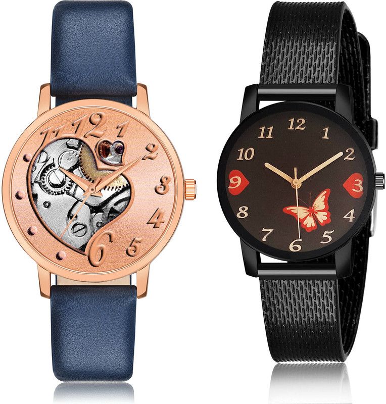 Analog Watch - For Women Brand New Fashionable 2 Watch Combo For Women And Girls - GM372-G528