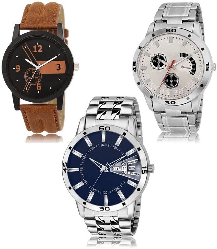 New latest Designer Combo of 3 Analog Watch - For Men LR-01-101-102