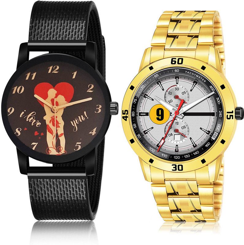 Analog Watch - For Men Best Fashion 2 Watch Combo For Boys And Men - BRM9-(55-S-21)