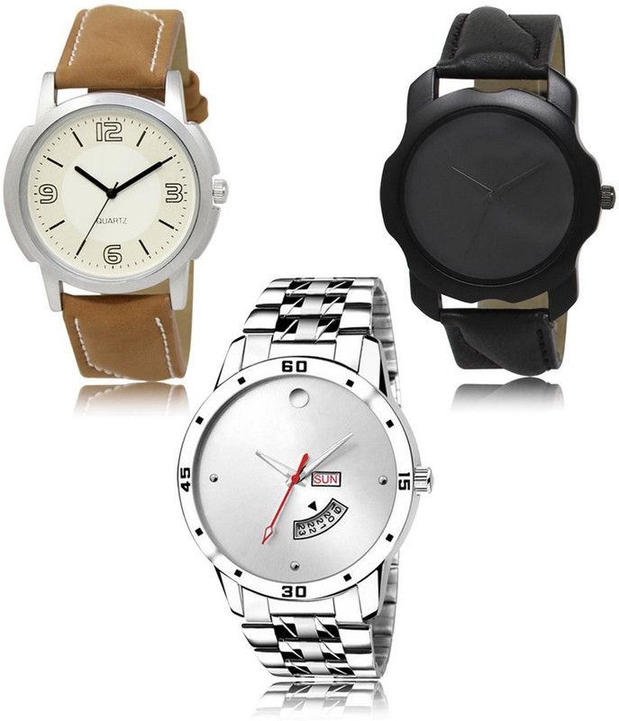 New latest Designer Combo of 3 Analog Watch - For Men LR-16-22-103