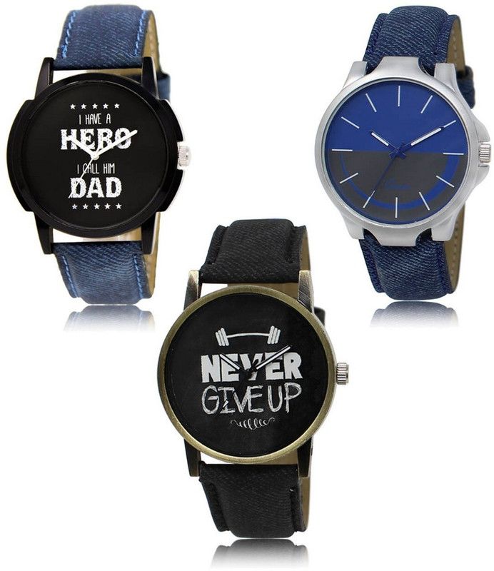 New latest Designer Combo of 3 Analog Watch - For Men -07-24-27