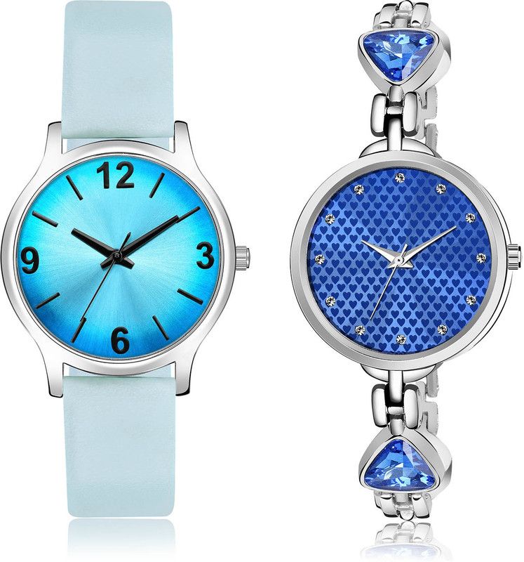 Analog Watch - For Girls Modish Collegian 2 Watch Combo For Women And Girls - GM353-GL282
