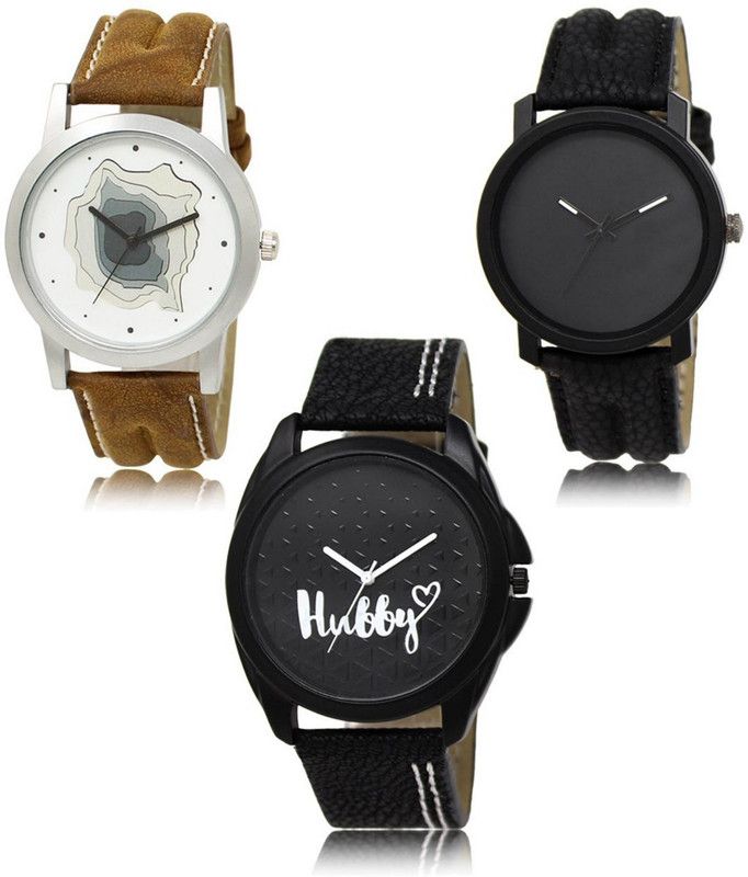 New latest Designer Combo of 3 Analog Watch - For Men LR-09-21-31