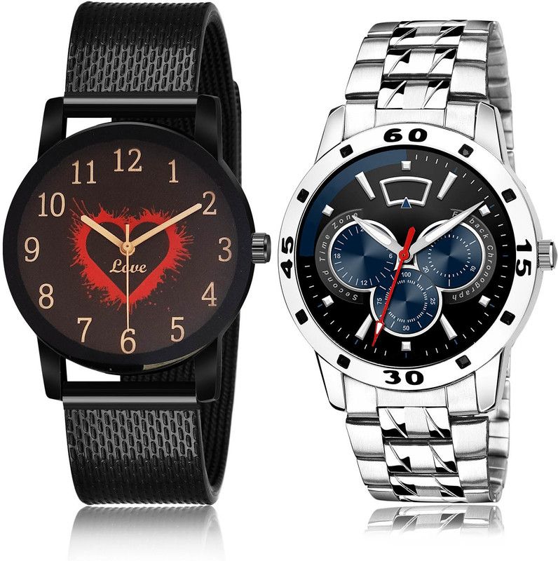 Analog Watch - For Men Treading High Quality 2 Watch Combo For Boys And Men - BRM18-(61-S-19)
