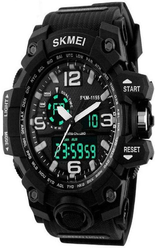 Analog-Digital Watch - For Men Black Analog-Digital Wrist
