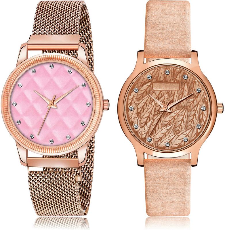 Analog Watch - For Girls Modern Collegian 2 Watch Combo For Women And Girls - GW16-GM334