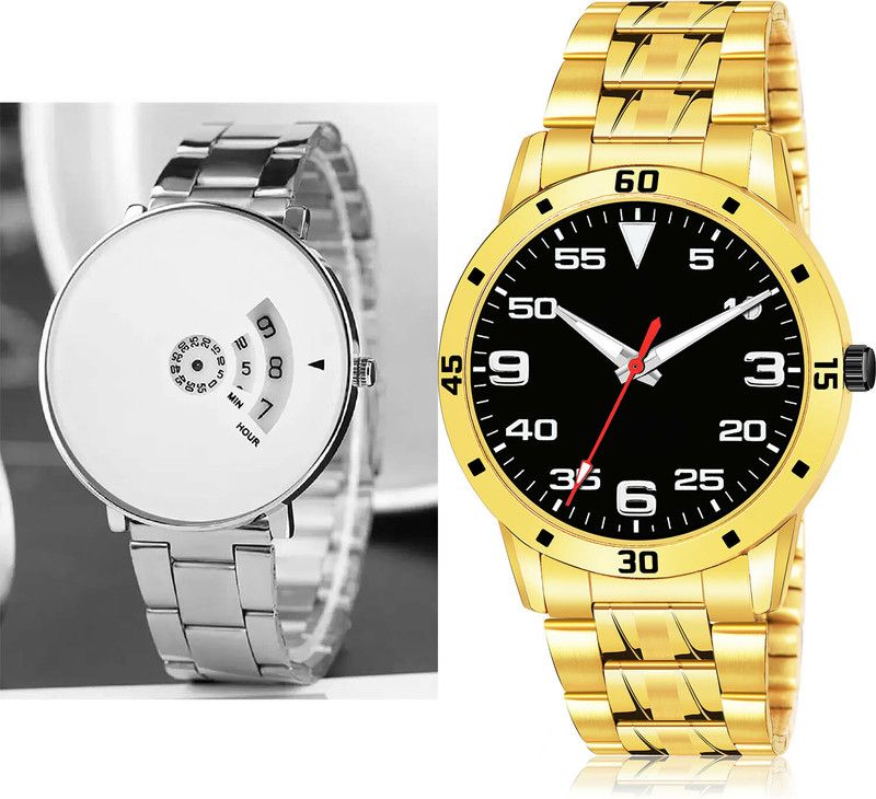 Analog Watch - For Men Latest Quartz 2 Watch Combo For Boys And Men - B82-(75-S-21)