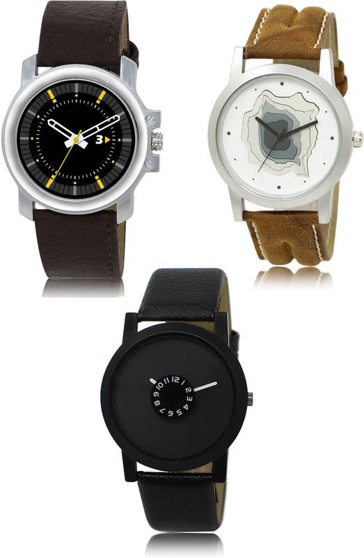 New latest Designer Combo of 3 Analog Watch - For Men 44-09-25