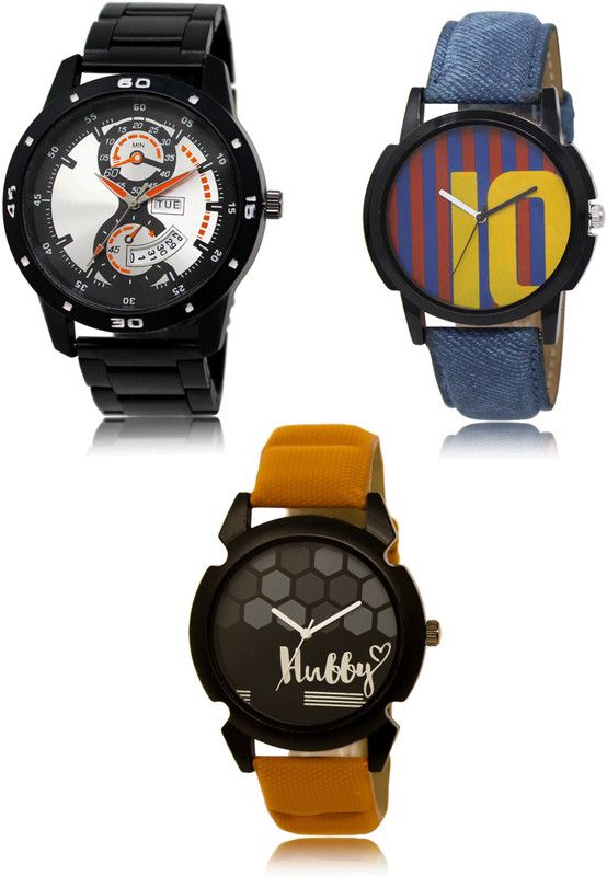 New latest Designer Combo of 3 Analog Watch - For Men 107-10-32