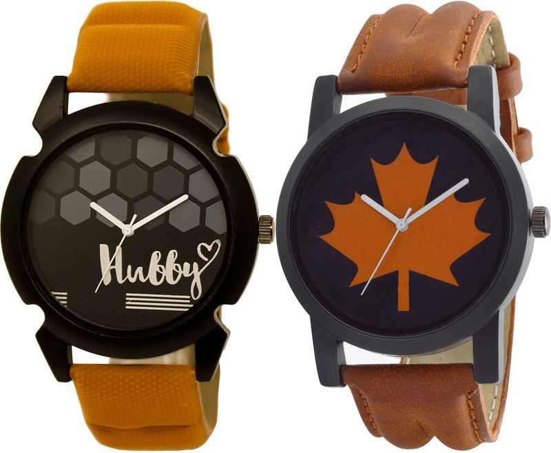 combo watch Analog Watch - For Girls Modish Professional Hubby Analogue Brown Color Boys And Men Watch - BL46.32-B34 (Combo Of 2 )