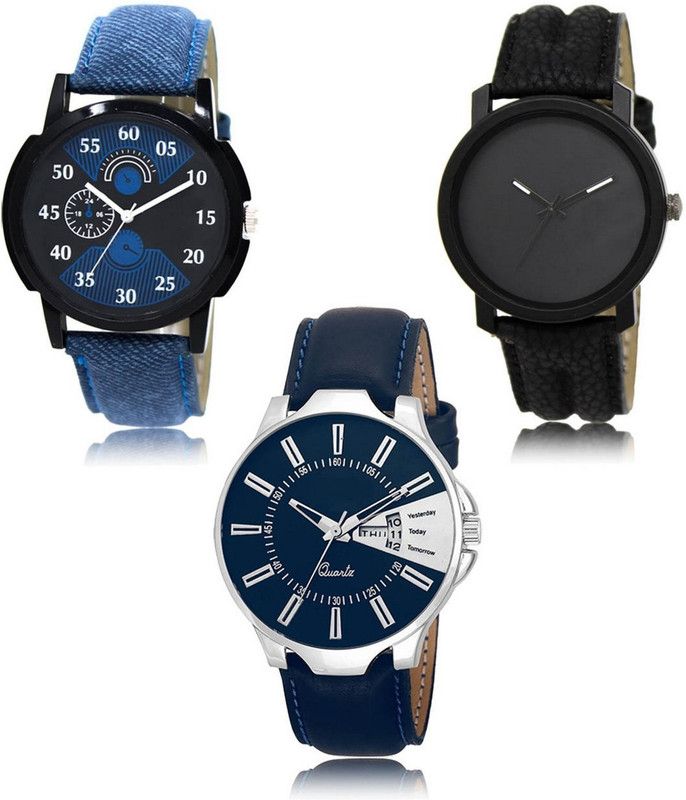New latest Designer Combo of 3 Analog Watch - For Men LR-02-21-23