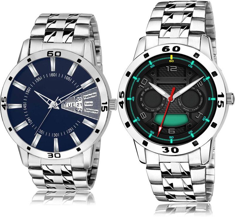 Analog Watch - For Men Modern Love 2 Watch Combo For Boys And Men - BL46.102-(57-S-19)