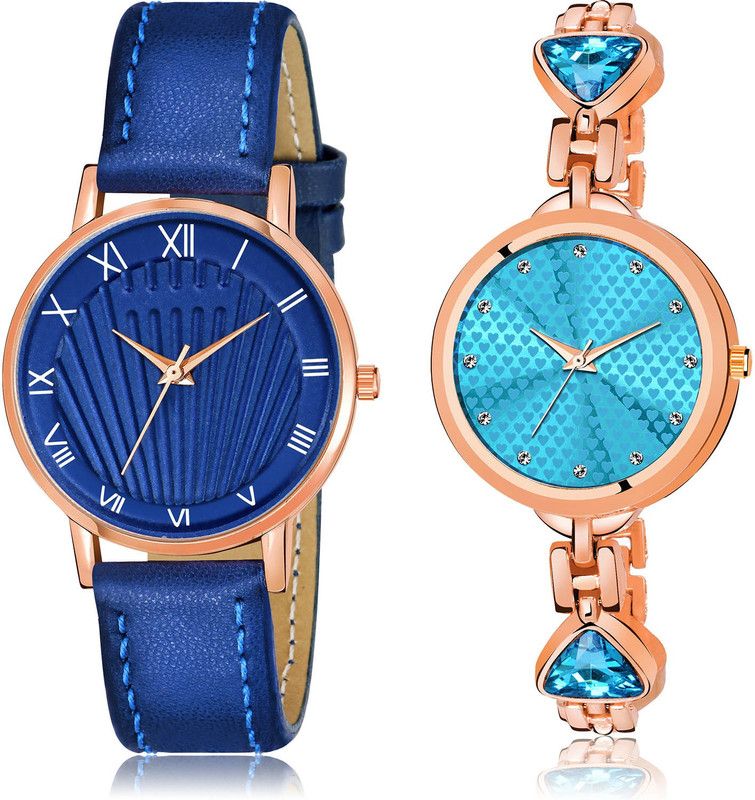 Analog Watch - For Women Classical 3D Design 2 Watch Combo For Women And Girls - GW52-GL281