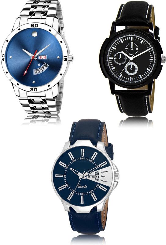 New latest Designer Combo of 3 Analog Watch - For Men 105-13-23