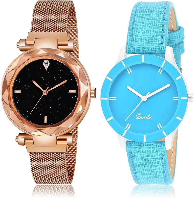 Analog Watch - For Women New 3D Design Magnet Combo Watch For Girls And Women - GC5-G269