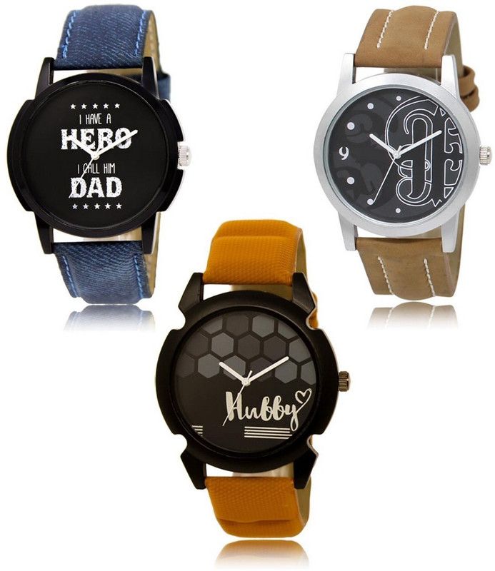 New latest Designer Combo of 3 Analog Watch - For Men LR-07-14-32
