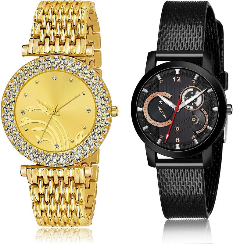 Analog Watch - For Women Contemporary Branded 2 Watch Combo For Women And Girls - G574-(19-L-10)