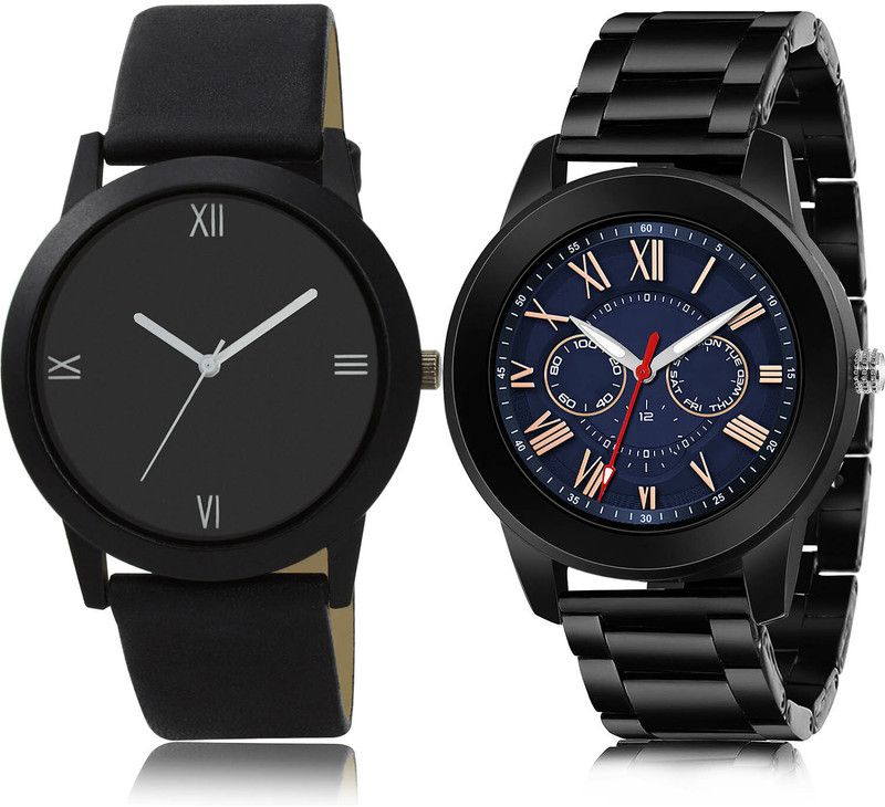 Analog Watch - For Men Modern Italian Designer 2 Watch Combo For Boys And Men - B163-(62-S-20)