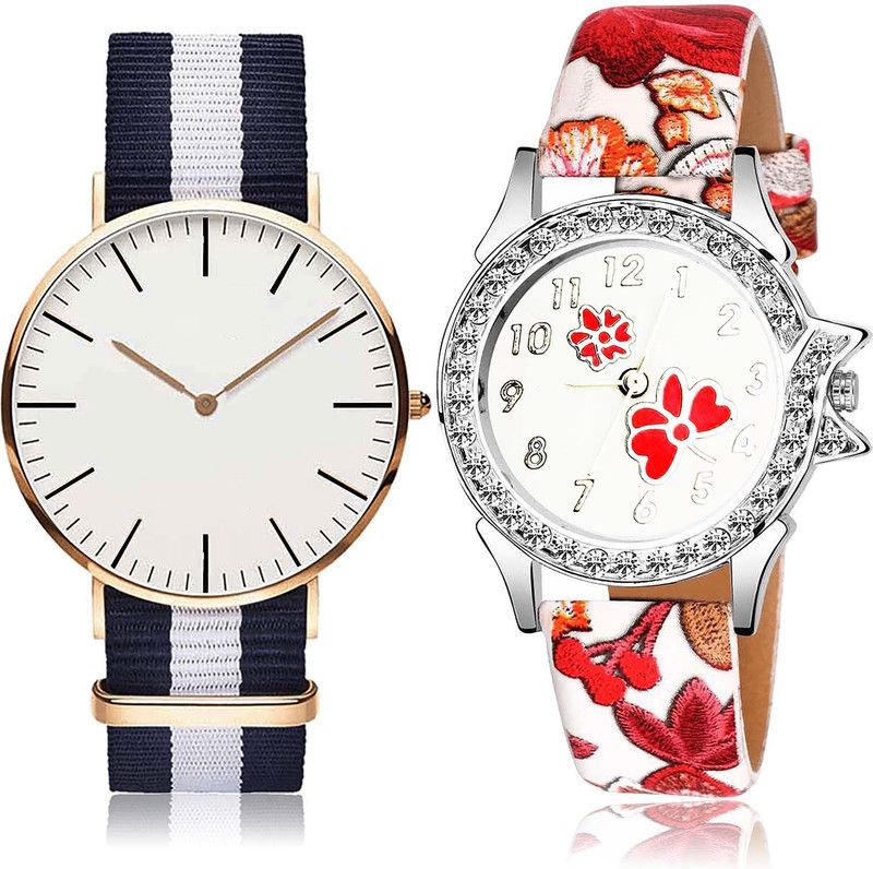 combo watch Analog Watch - For Girls Treading Wrist Flower Dimond Combo Watch For Girls And Women - GC18-G409