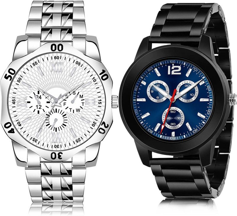 Analog Watch - For Men New Traditional 2 Watch Combo For Boys And Men - BM404-(71-S-20)